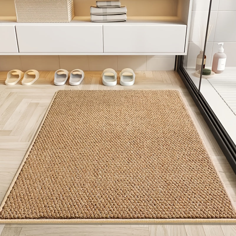 LUMEDWELL - Decorative Pineapple Entry Rug with Textured Surface and Anti-Slip Design