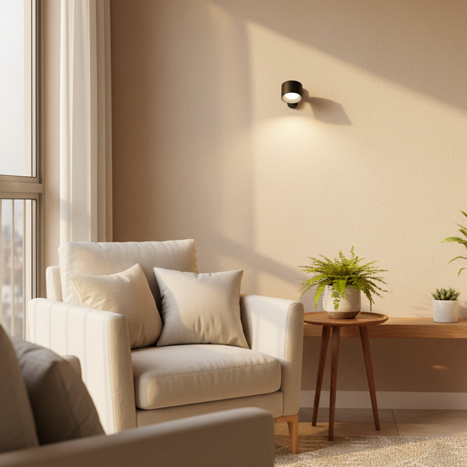 360° Wall Lamp - Wireless, USB rechargeable & 3 brightness levels for flexible lighting 4