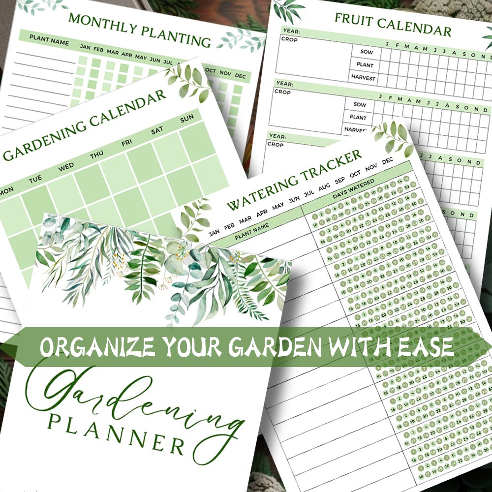 GARDENLOG – Spiral Garden Planner & Planting Organizer