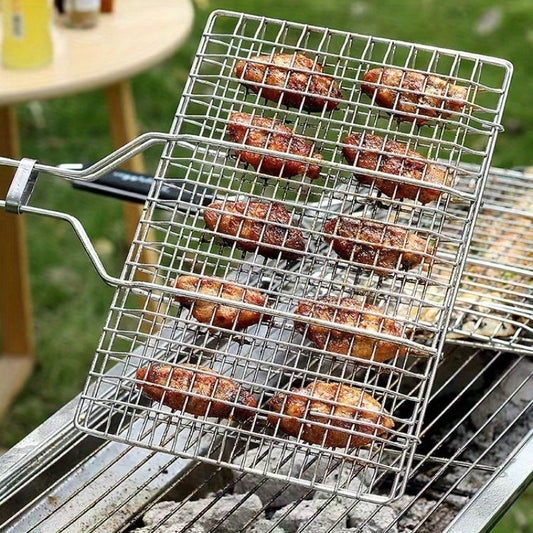GRILLGRID – Large Capacity BBQ Basket for Even Outdoor Grilling Control
