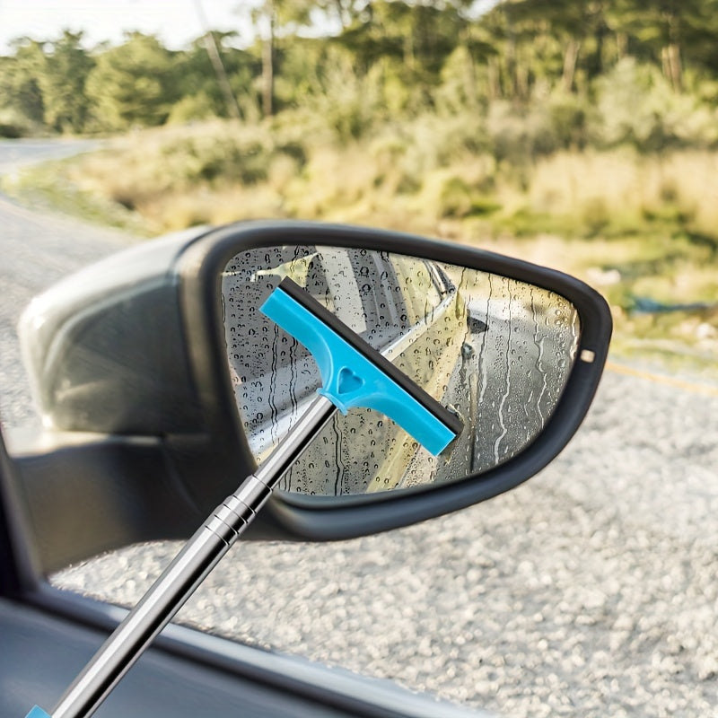 MIRRORPRO - 1pc Retractable Car Mirror Rain & Snow Cleaner