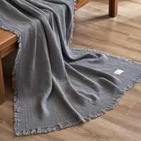 SOFTCLOUD – 4-Layer Cotton Crepe Blanket for Breathable Everyday Comfort