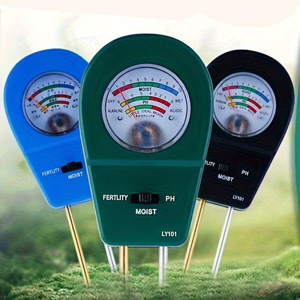 SOILTRIO – 3-in-1 Soil Moisture, Fertility & pH Tester