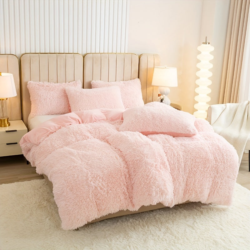 HUECOMFY – Multicolor Polyester Duvet Cover Set
