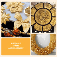 GOLDLUXE – Wasserbasierte Metallic-Goldfarbe mit Pinsel