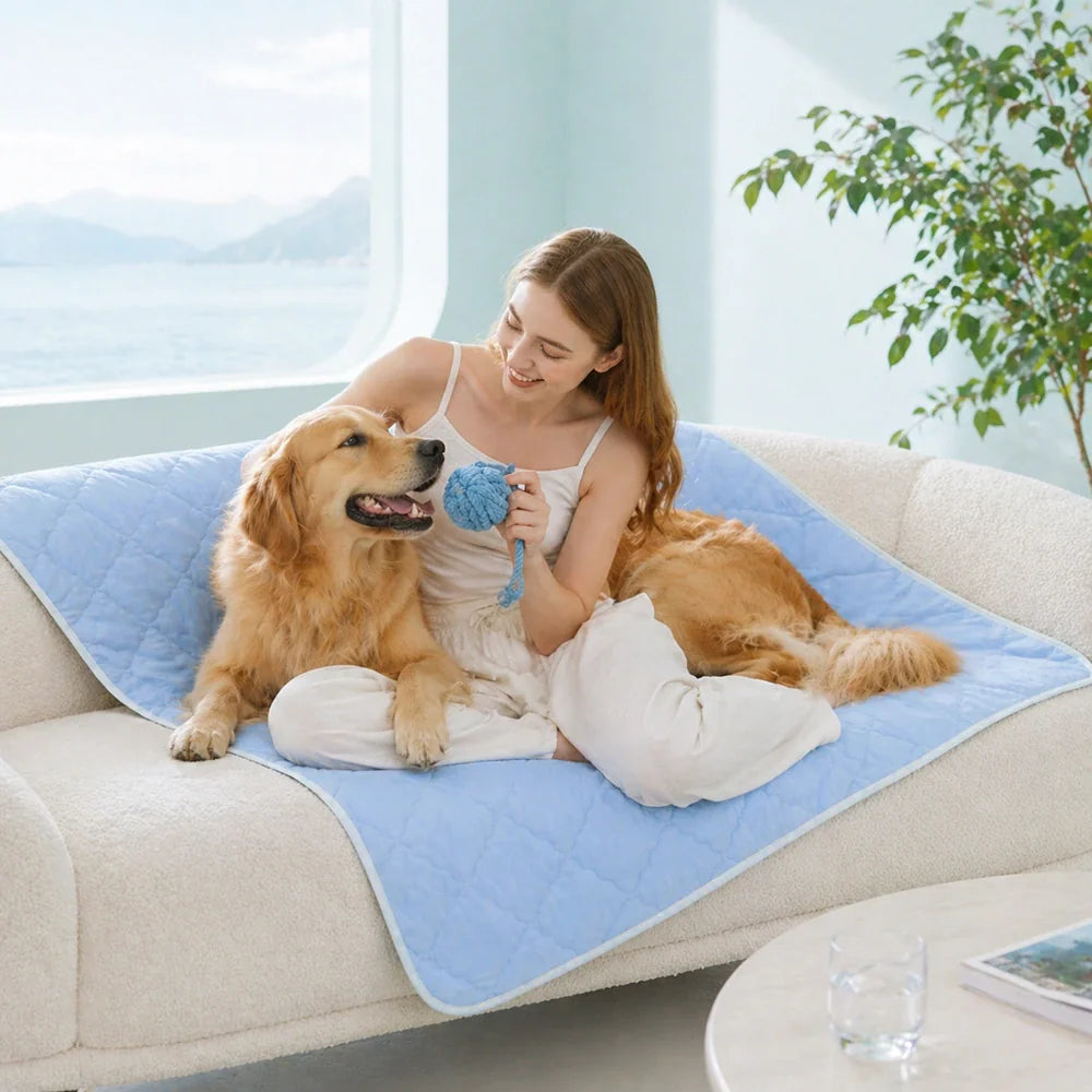 COOLFLOW – Double Sided Cooling Blanket for Dogs and Cats
