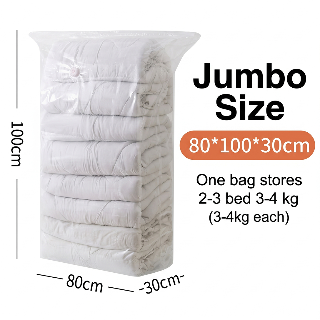 VACUNOVA – No Pump Compression Bags for Effortless Space Saving