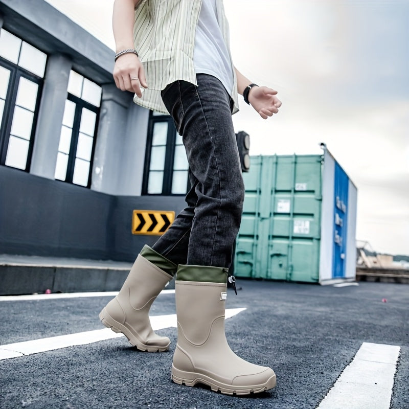 RAINSTEP – Durable Mid-Calf Waterproof Boots for Men & Women