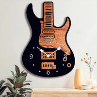 MELODYTIME – Artistic Guitar Wall Clock for Music Lovers