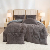 HUECOMFY – Multicolor Polyester Duvet Cover Set