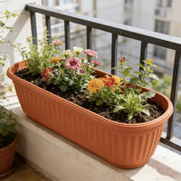 TERRASTACK – Stackable Classic Flower Pot Set