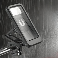 BIKEWISE - Telescopowy magnetyczny uchwyt na telefon do roweru i e-roweru, wykonany z ABS