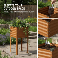 STEELTOWER – Weather-Resistant Modern Planter