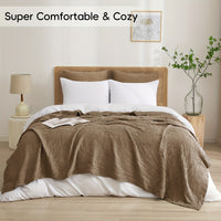 CLOUDWEAVE – Lightweight Waffle Throw Blanket for Cozy All-Season Comfort