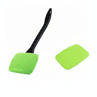 AUTOCLEAR - Long Handle Car Windshield Brush with Interior Glass Wiper