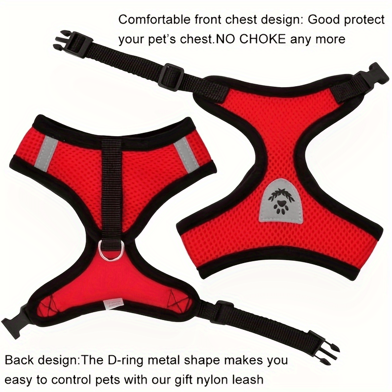 NIGHTWALK - Reflective Pet Vest with Leash for Dogs and Cats