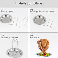 ROASTSPIRE – Vertical Chicken Roasting Rack for Even Crisp Cooking