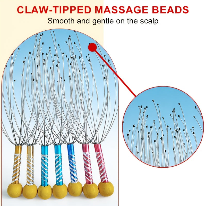 OCTOMASS – Octopus-Shaped Scalp Massager for Relaxation & Stress Relief