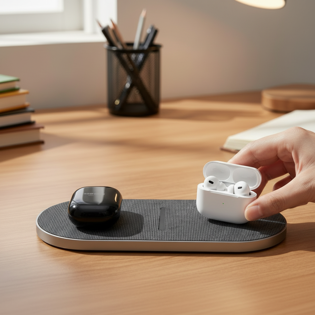 40W 3-in-1 Wireless Charging Station for iPhone & Samsung - Fast & Efficient 2