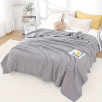 COOLPLAID – Cotton Checkered Multifunction Blanket