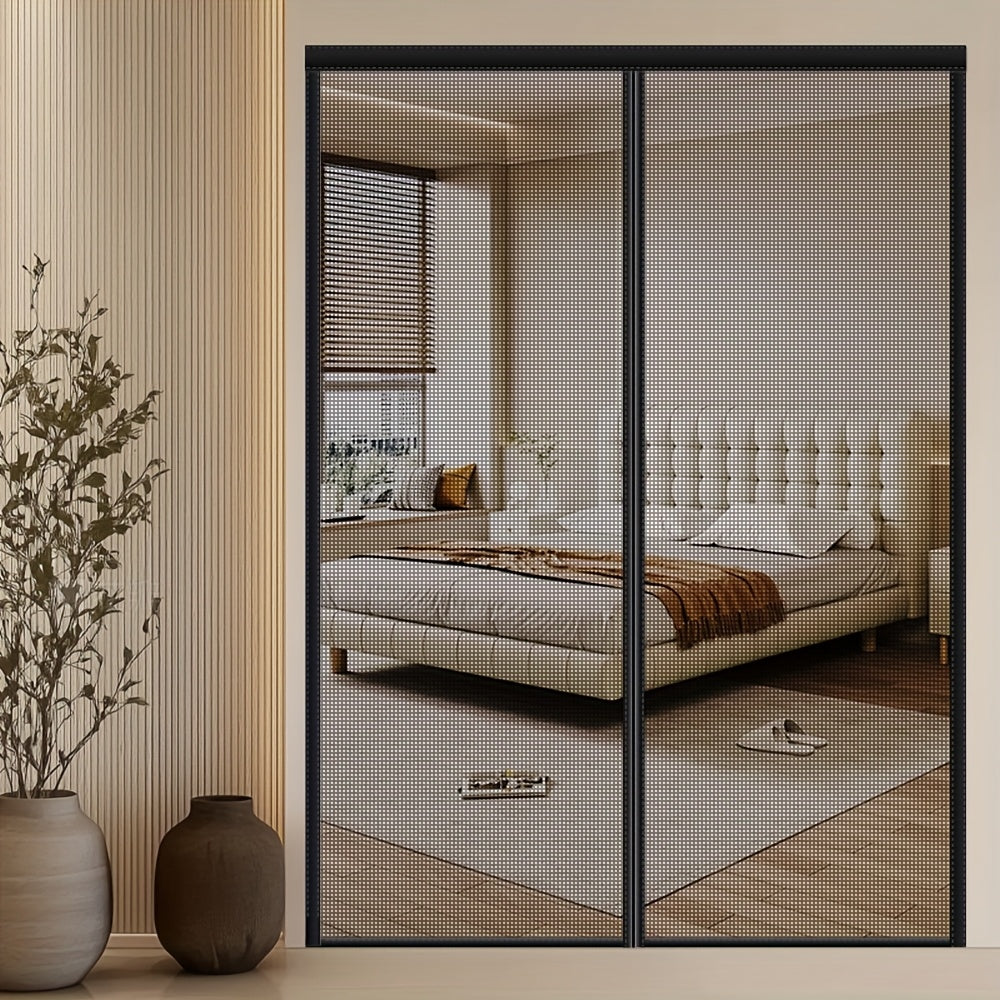 MAGNAMESH – Magnetic Mosquito Screen Curtain for Hands-Free Door Protection