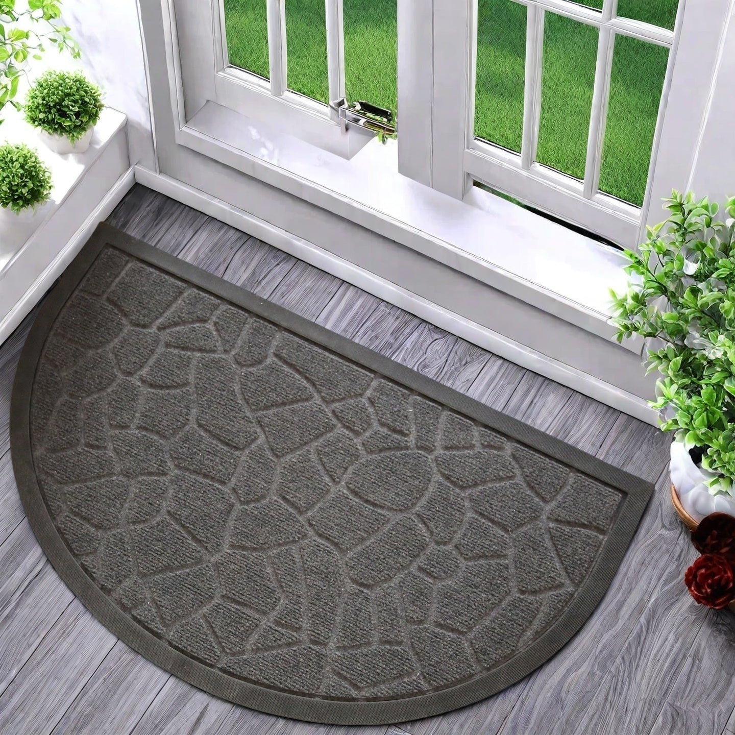 EARTHLUX - Stylish Outdoor Doormat for Front and Back Door 44.96x74.93cm