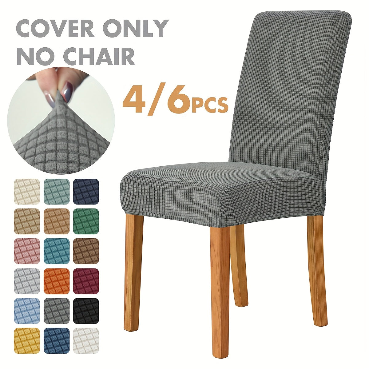 VELVORA FIT – Elegant Stretch Covers for Instant Chair Renewal