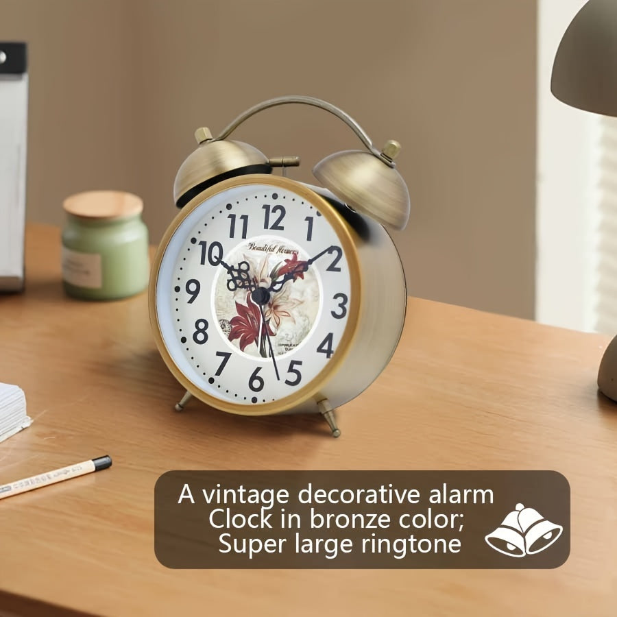 NORDIBELL – Scandinavian Vintage Luminous Alarm Clock