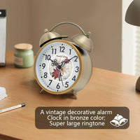 NORDIBELL – Scandinavian Vintage Luminous Alarm Clock