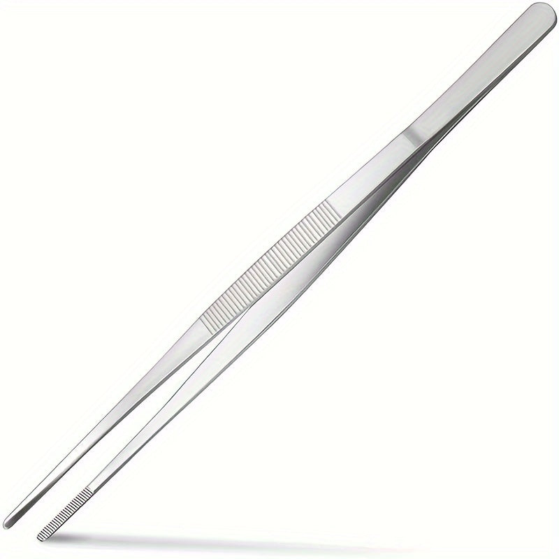 PRECITONG – 25cm Stainless Steel Tongs for Precise Grilling Control