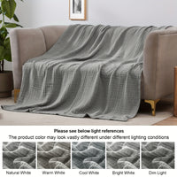CLOUDSOFT - Ultra-Soft Cotton Blanket for Breathable Everyday Comfort