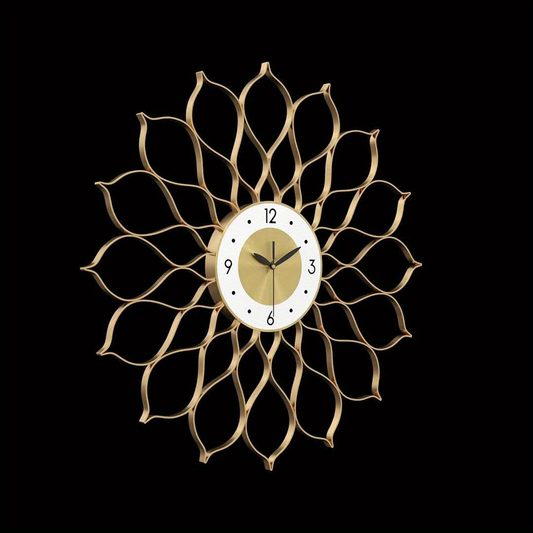 AURÉLIX – Golden Hollow Luxury Wall Clock