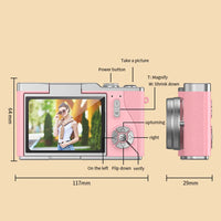 PIXELNOVA – 4K Digital Camera with Flip Screen and 48MP Clarity