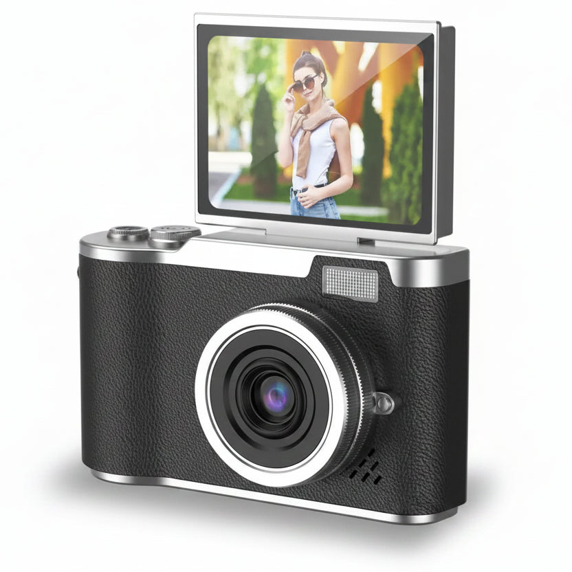 PIXELNOVA – 4K Digital Camera with Flip Screen and 48MP Clarity