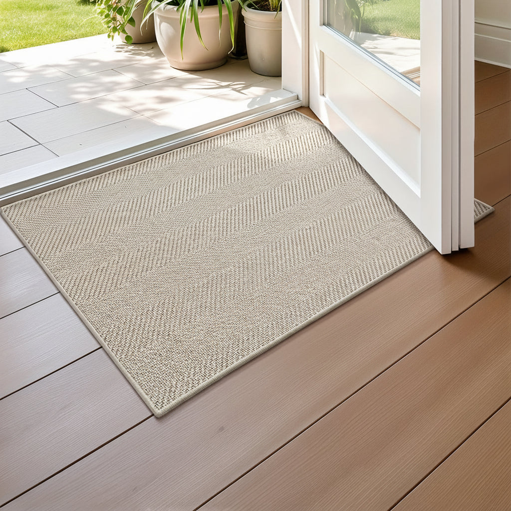 GREETWAY - Durable Summer & Autumn Striped Entry Mat