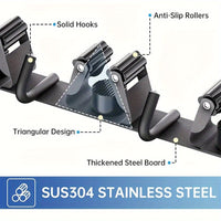UTILITYPRO - Space-Saving Rust-Resistant Wall Organizer Shelf for Garage & Outdoor Use