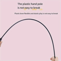KITZPLAY - Cute Ribbon Teaser Stick for Engaging Cat Playtime