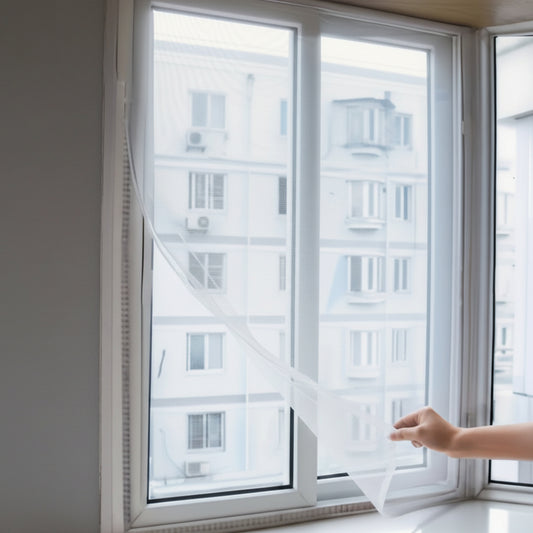 BUGMESH – Self-Adhesive Mosquito Window Net Kit