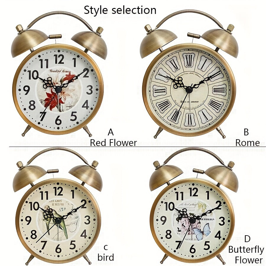 NORDIBELL – Scandinavian Vintage Luminous Alarm Clock
