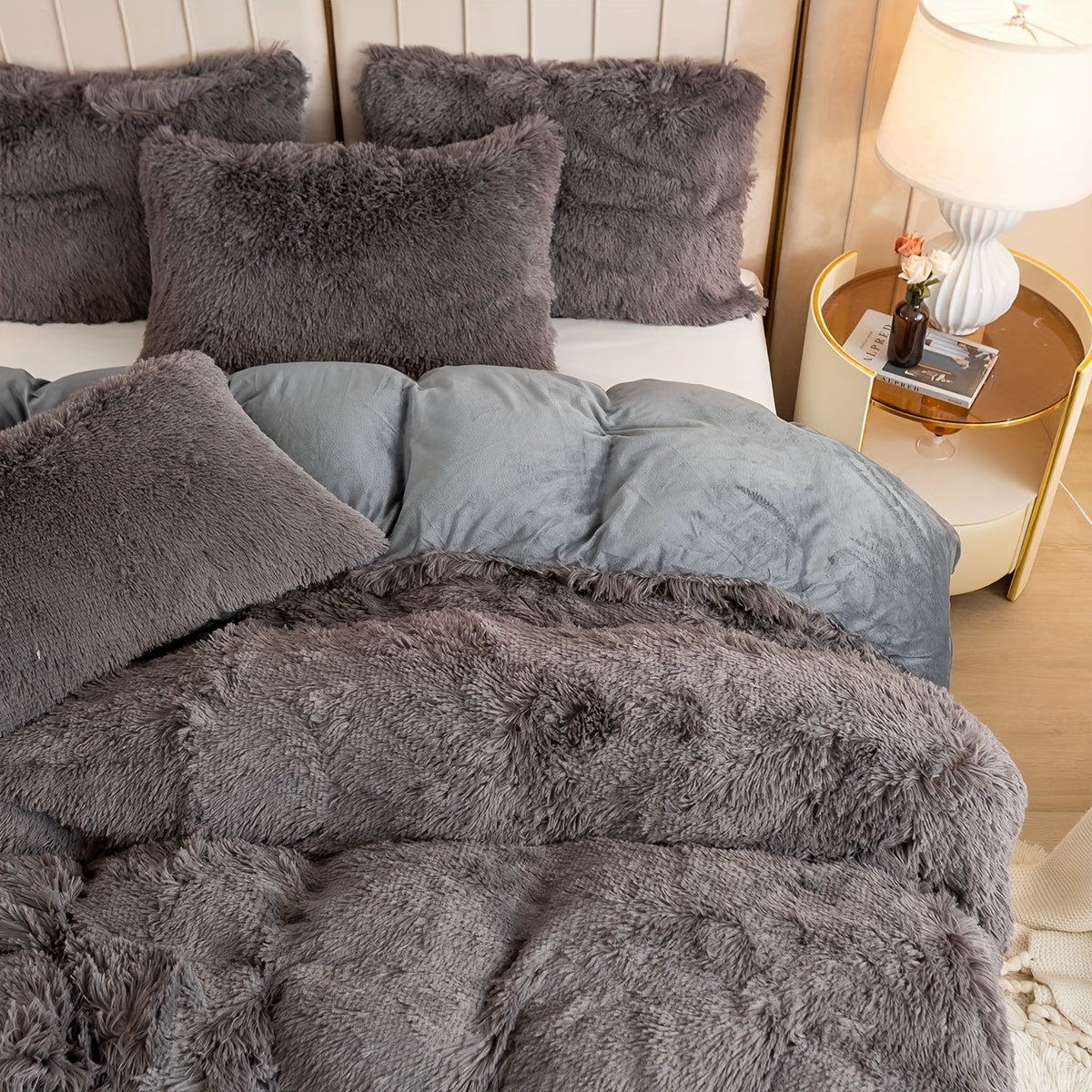 HUECOMFY – Multicolor Polyester Duvet Cover Set