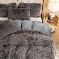 HUECOMFY – Multicolor Polyester Duvet Cover Set