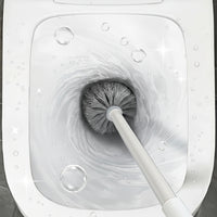 BRISTLEPRO - Long Handle Toilet Brush & Holder, Essential Cleaning Tool