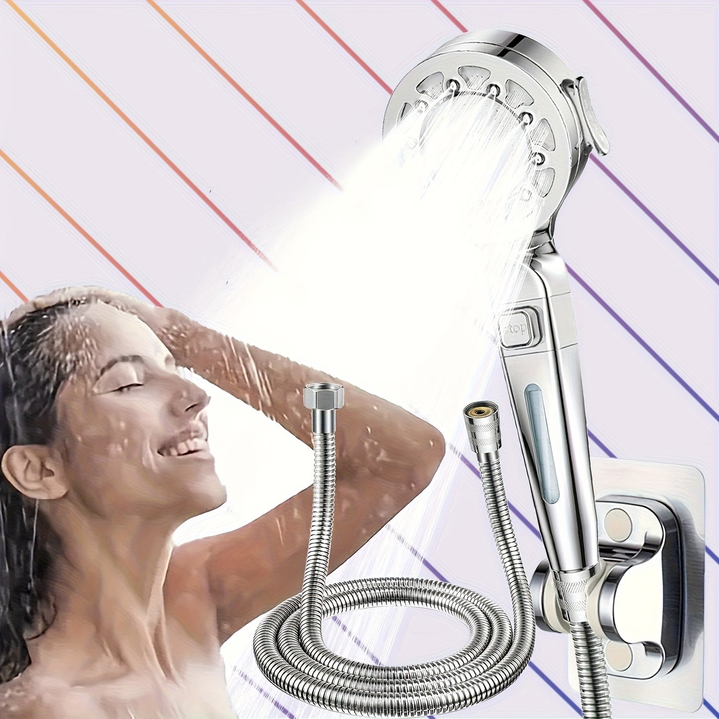 AQUASWIVEL – System prysznicowy z deszczownicą o wysokim ciśnieniu