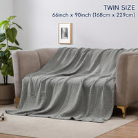 CLOUDSOFT - Ultra-Soft Cotton Blanket for Breathable Everyday Comfort