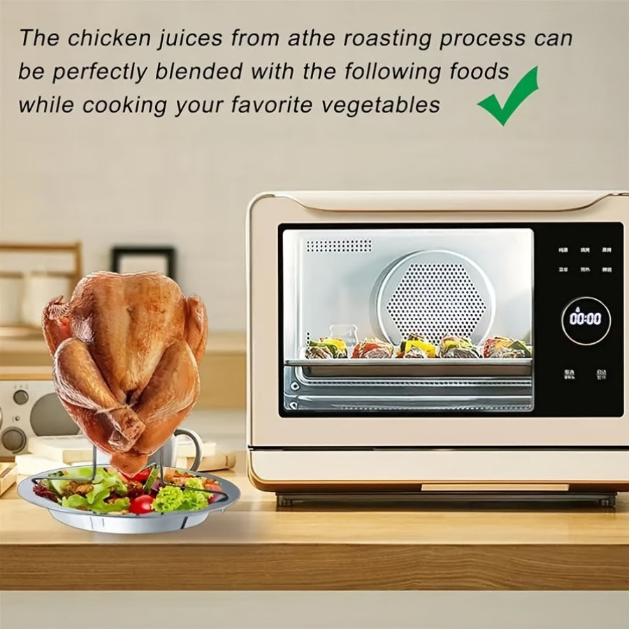 ROASTSPIRE – Vertical Chicken Roasting Rack for Even Crisp Cooking