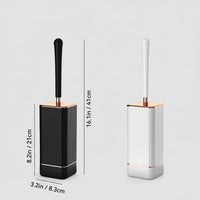 BATHORIA - Modern Bathroom Cleaning Brush with Durable Holder