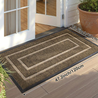 Easy Rubber Doormat for Home Entry, Durable And Slip-Resistant, Perfect for Christmas Decoration