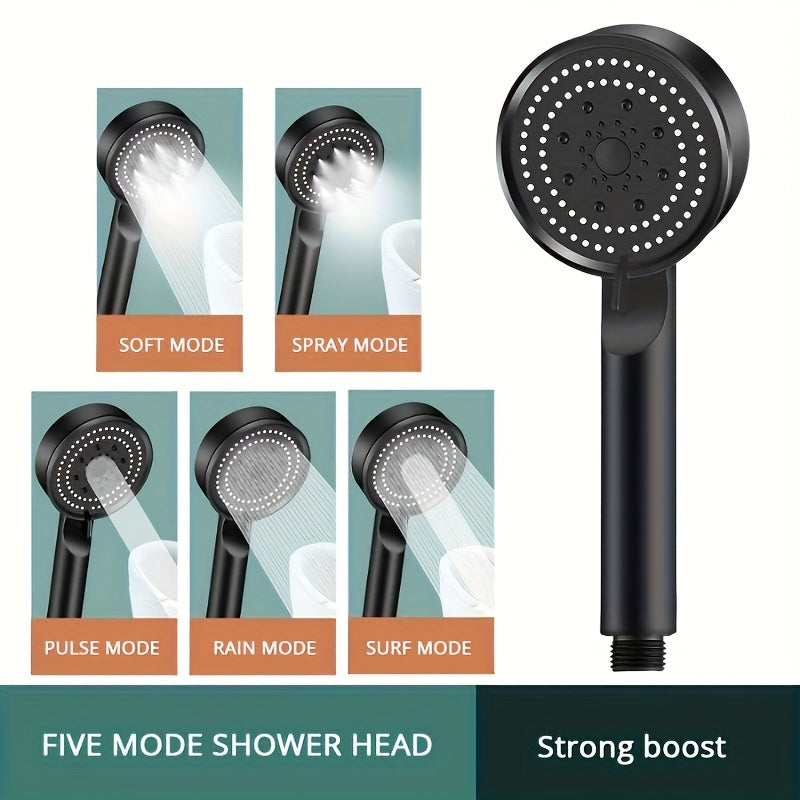 ELVORRA - Premium 5-Mode High-Pressure Hand Showerhead
