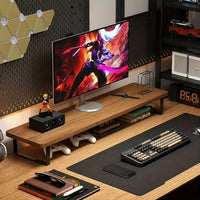 MODURA - Stojak i organizer na monitor z węglowej stali