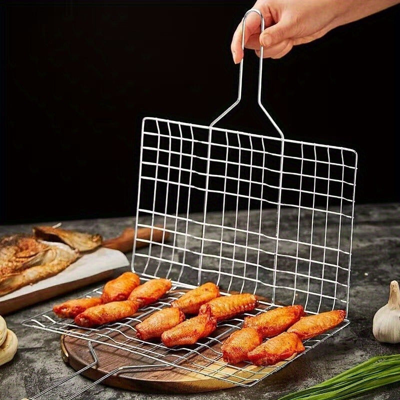 GRILLGRID – Large Capacity BBQ Basket for Even Outdoor Grilling Control